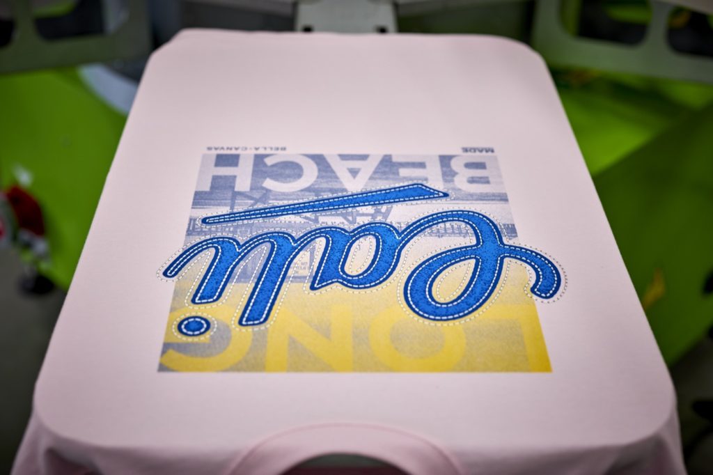 Finished print on a pallet