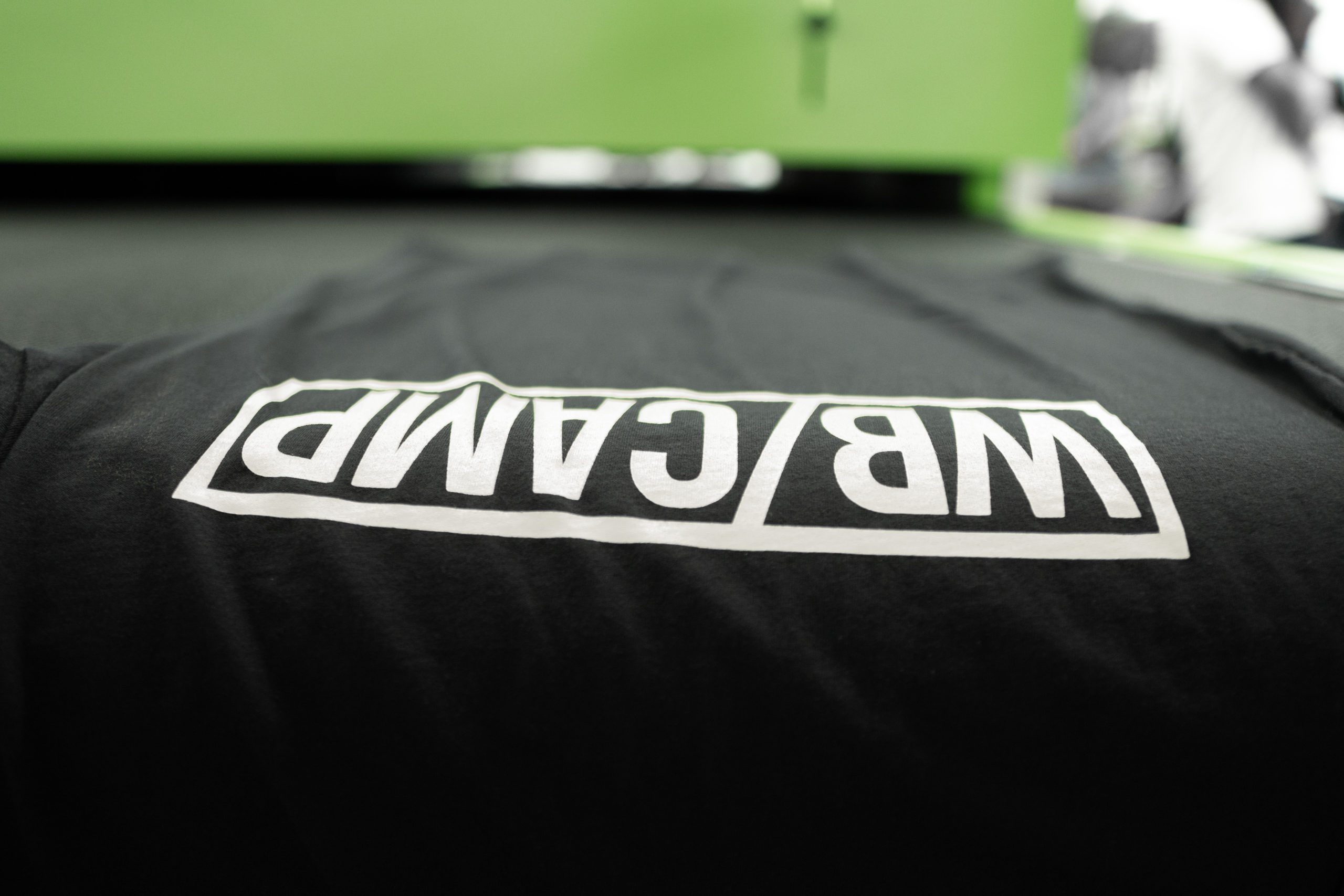 WB Camp Shirt fresh off the dryer.