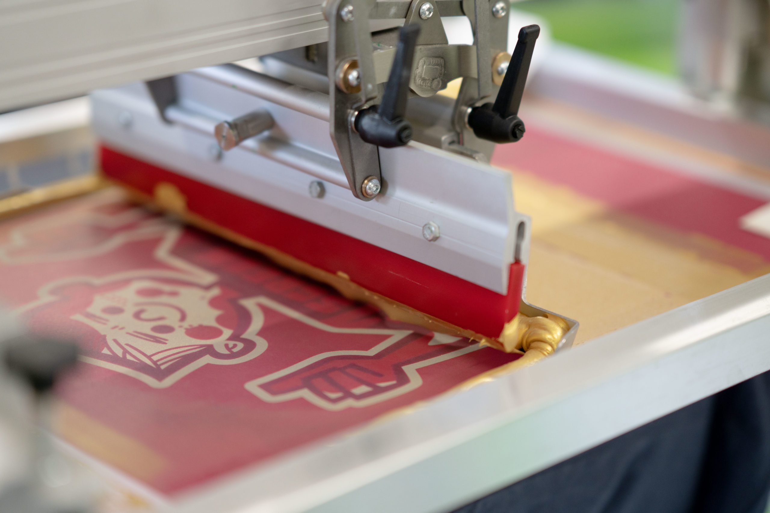 Screen Printing is Fun! Shimmer