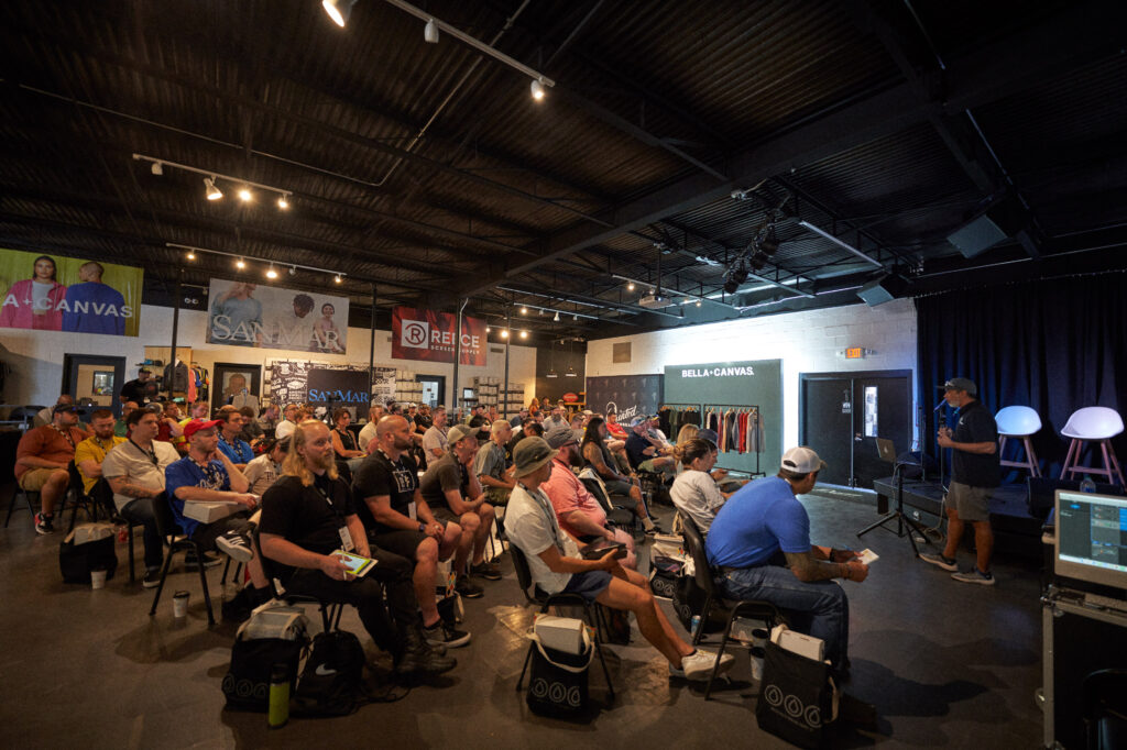 Crowd at printed threads 2 1024x682